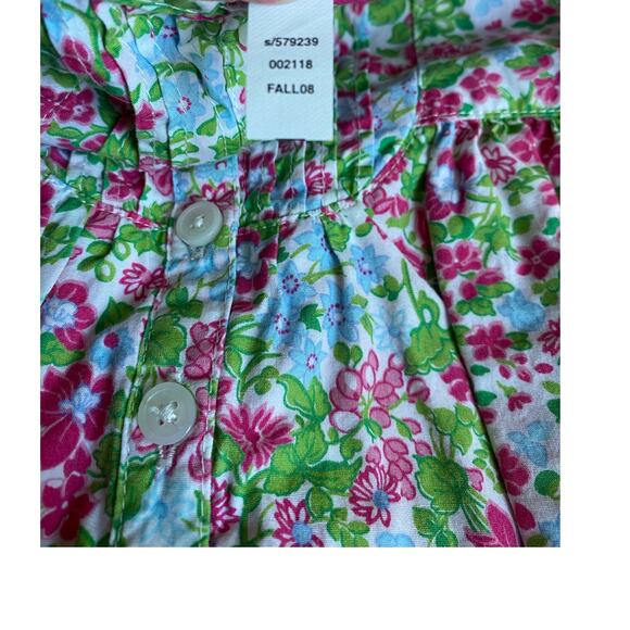 Baby Gap Fully Lined Sleeveless Floral 100% Cotton Dress- Size 18-24m - Picture 5 of 5